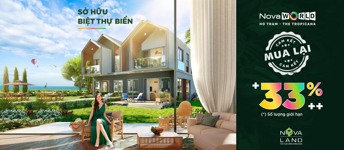 Phân khu The Tropicana tại NovaWorld Hồ Tràm