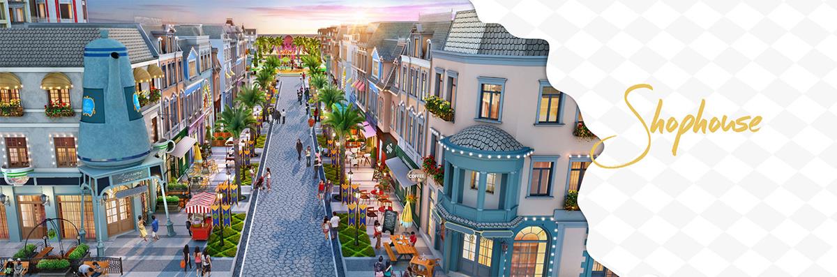 THIẾT KẾ SHOPHOUSE WONDERLAND HỒ TRÀM