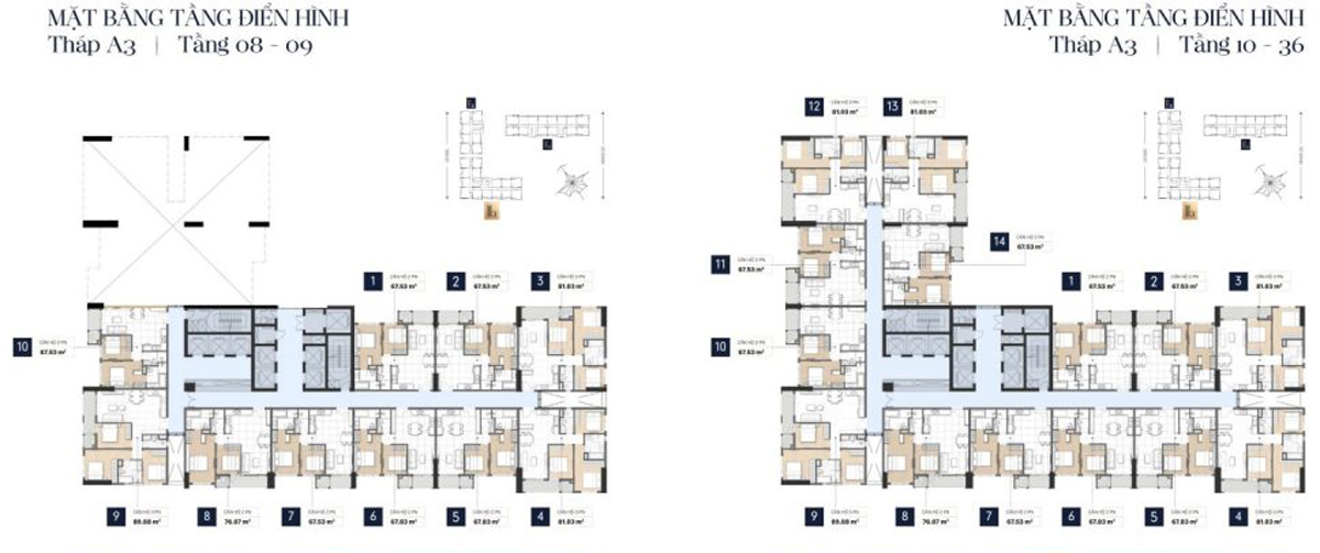 Mặt bằng block A3