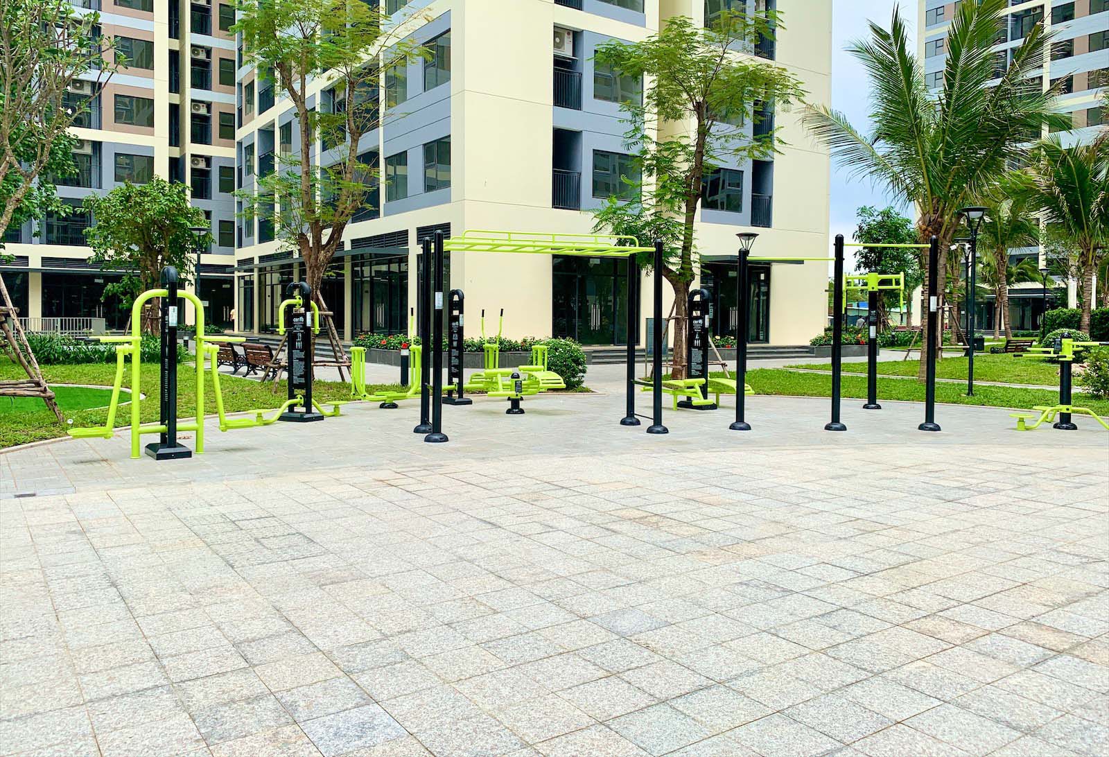 Máy tập thể dục ngoài trời phân khu S1 Vinhomes Grand Park