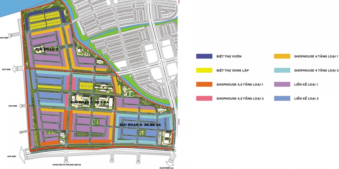 Mặt Bằng chi tiết phân Khu Mở Bán Đợt 1 T&T Millennia City