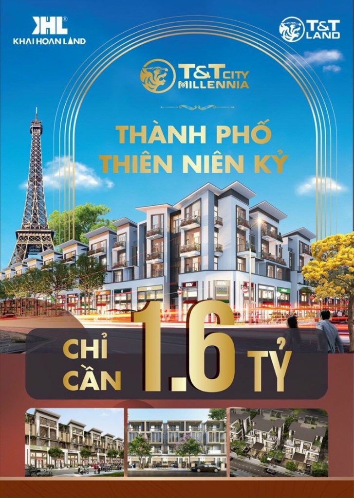 T&T City Millennia 1,6 tỷ